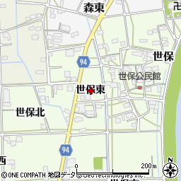 岐阜県岐阜市世保東周辺の地図