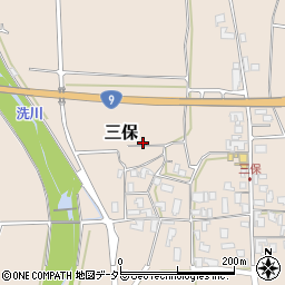 鳥取県琴浦町（東伯郡）三保周辺の地図
