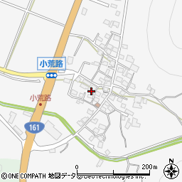 滋賀県高島市マキノ町小荒路497周辺の地図
