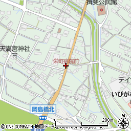 栄町病院前周辺の地図