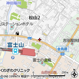 つくば開成高等学校　富士吉田キャンパス周辺の地図