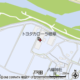 岐阜県関市戸田932周辺の地図