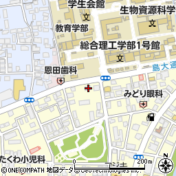 島根県松江市学園2丁目16-18周辺の地図