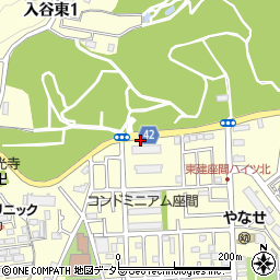 谷戸山公園南口周辺の地図