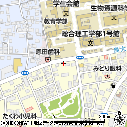 島根県松江市学園2丁目16-17周辺の地図