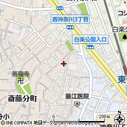 リパーク横浜斎藤分町駐車場周辺の地図