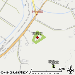 兵庫県豊岡市中郷周辺の地図