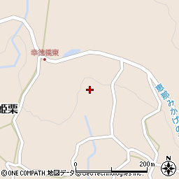 岐阜県恵那市笠置町姫栗1133周辺の地図