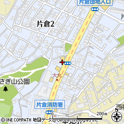 Ｄパーキング神奈川区片倉２丁目第１駐車場周辺の地図