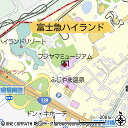 フジヤマミュージアム周辺の地図