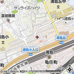 住友倉庫浦島社宅周辺の地図