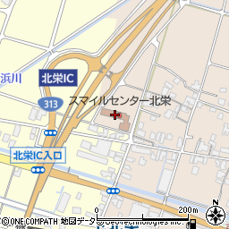 スマイルセンター北栄周辺の地図