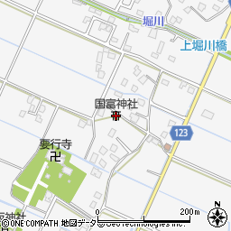 国富神社周辺の地図