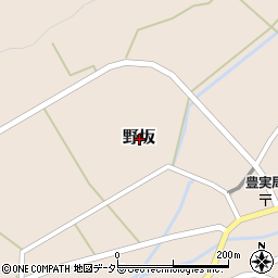 鳥取県鳥取市野坂周辺の地図