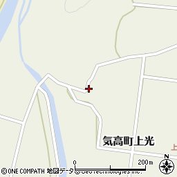 鳥取県鳥取市気高町上光617-5周辺の地図
