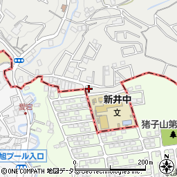 神奈川県横浜市保土ケ谷区新井町44周辺の地図