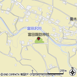 富田諏訪神社周辺の地図
