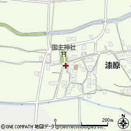 鳥取県東伯郡湯梨浜町漆原349周辺の地図