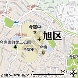 横浜市立今宿中学校周辺の地図
