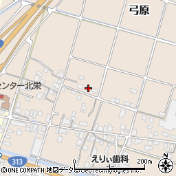 鳥取県東伯郡北栄町弓原208周辺の地図