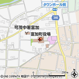 富加町役場　建設係周辺の地図