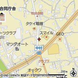 ドコモショップ中津川店周辺の地図