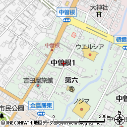 〒403-0007 山梨県富士吉田市中曽根の地図