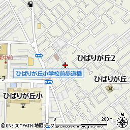 神奈川県座間市ひばりが丘周辺の地図