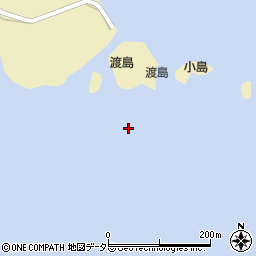 渡島周辺の地図