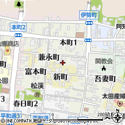 八神屋呉服店周辺の地図