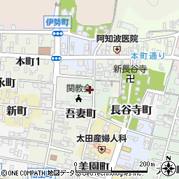 岐阜県関市美和町周辺の地図
