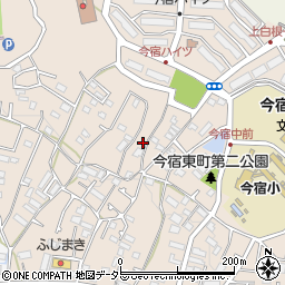 坪井荘周辺の地図