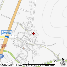 滋賀県高島市マキノ町小荒路581周辺の地図