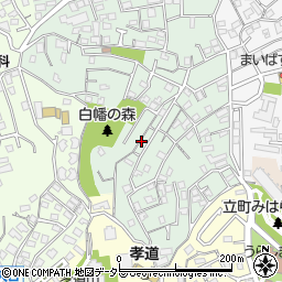 神奈川県横浜市神奈川区白幡西町周辺の地図