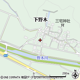 福井県三方上中郡若狭町下野木13周辺の地図