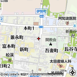 岐阜県関市末広町26-2周辺の地図