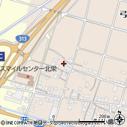 鳥取県東伯郡北栄町弓原373周辺の地図