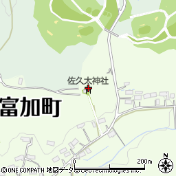 佐久太神社周辺の地図