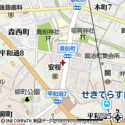 株式会社ウインライフ　岐阜関支店周辺の地図