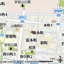 岐阜県関市小柳町25周辺の地図