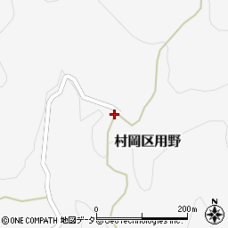 兵庫県美方郡香美町村岡区用野538周辺の地図