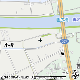 千葉県市原市小折周辺の地図
