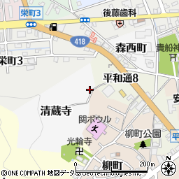 〒501-3961 岐阜県関市清蔵寺の地図