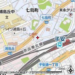 神奈川県横浜市神奈川区七島町113周辺の地図