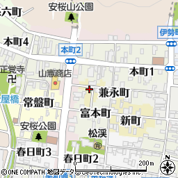 岐阜県関市小柳町周辺の地図