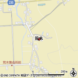 福井県小浜市荒木周辺の地図