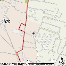 千葉県大網白里市清水973-13周辺の地図