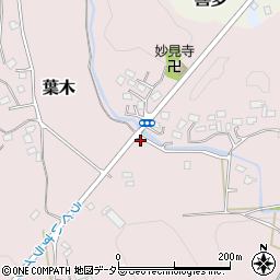 千葉県市原市葉木587周辺の地図