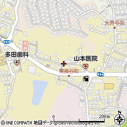島根県松江市東奥谷町周辺の地図