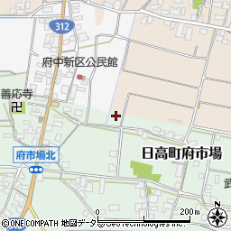 兵庫県豊岡市日高町府市場周辺の地図